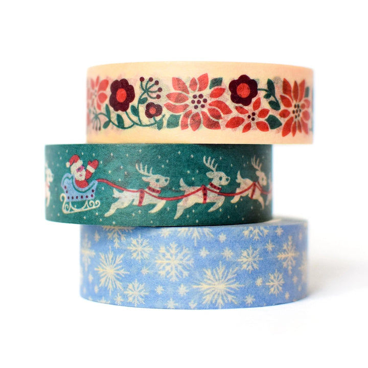 Christmas Poinsettia Washi Tape