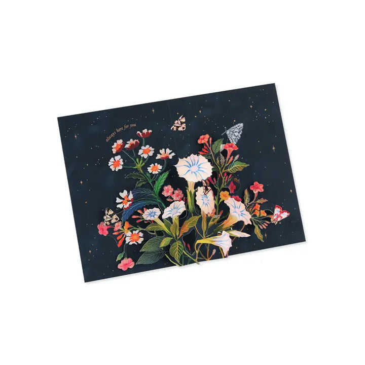 Night Garden Sympathy Pop-Up Card