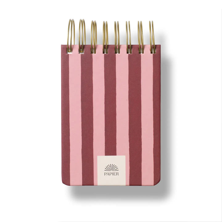 Chunky A6 Hardcover Spiral Notepad - Very Cherry