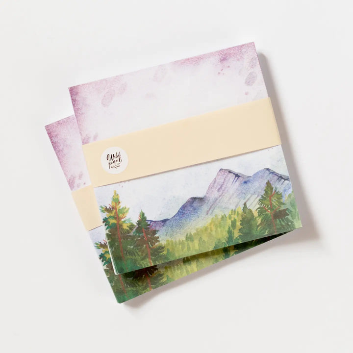 Notepad — Mountains