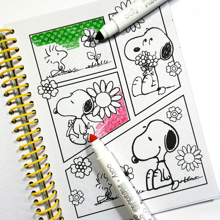 OOLY x Peanuts Coloring Activity & Sticker Kit
