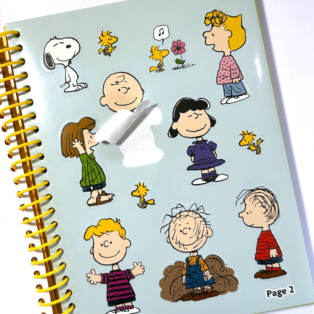 OOLY x Peanuts Coloring Activity & Sticker Kit