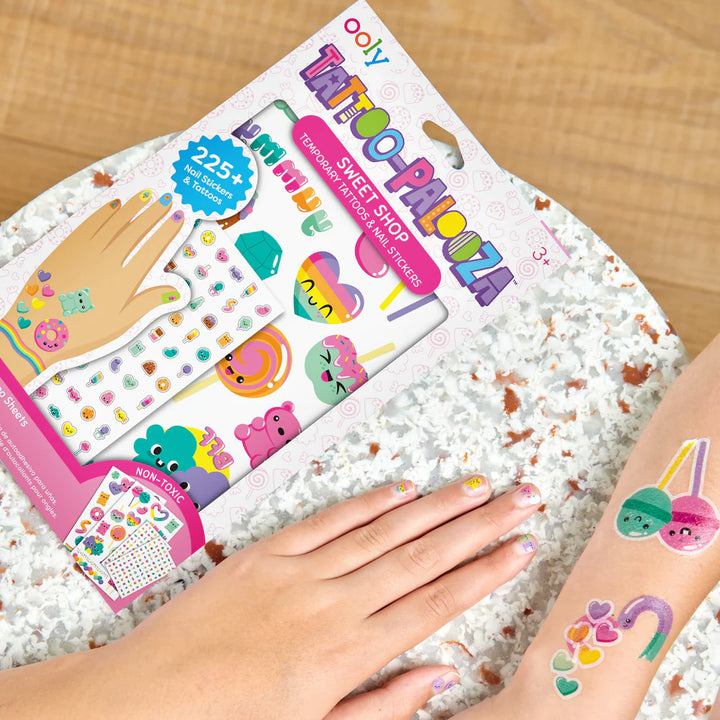 Tattoo-Palooza Temporary Tattoos & Nail Stickers - Sweet Shop