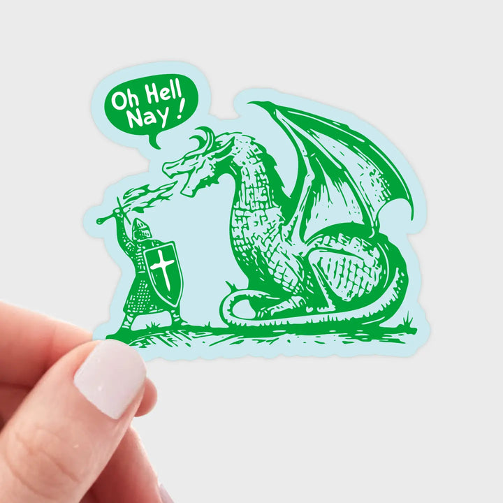 Oh Hell Nay Sticker