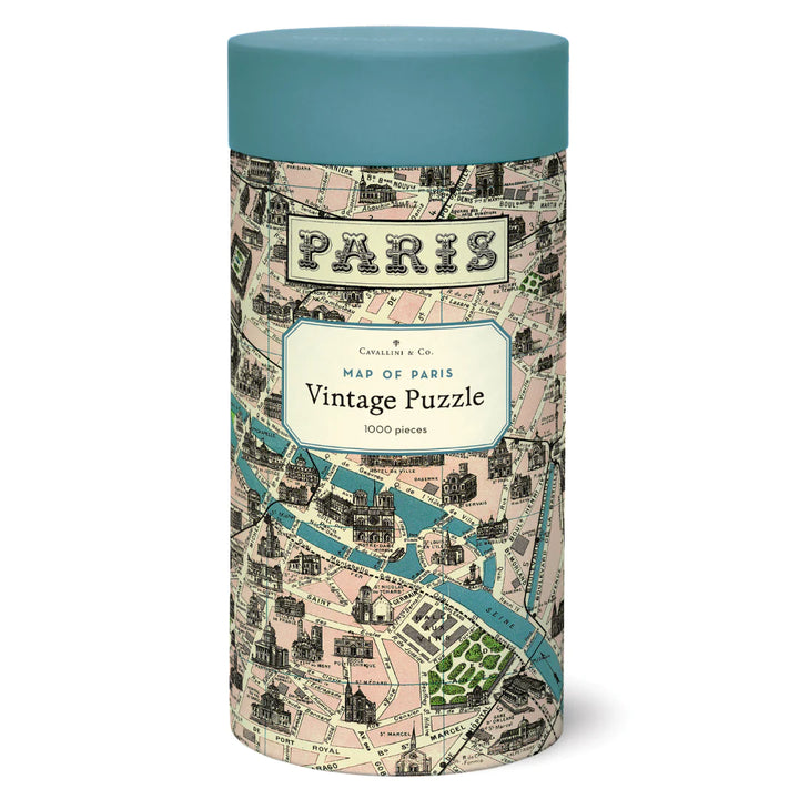Paris Map 1,000 Piece Puzzle