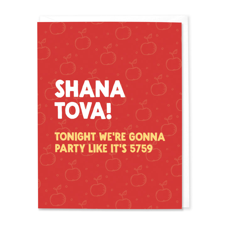Shana Tova! Party Like It's 5759 Card