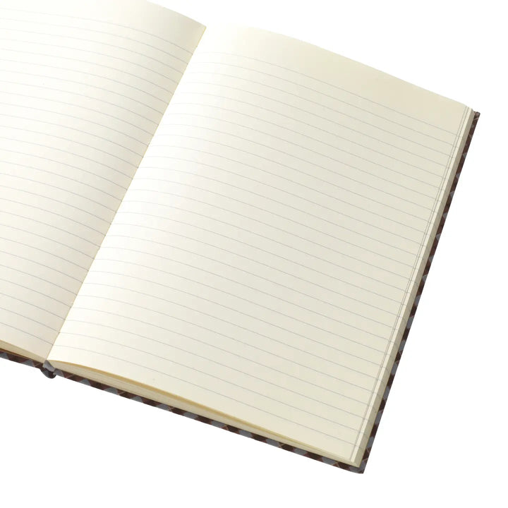 Softcover Fabric Notebook - Petals & Plaid