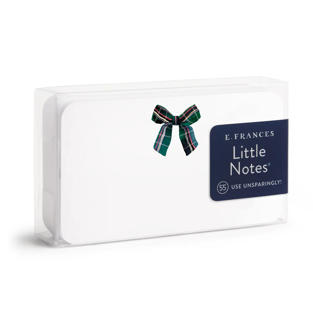 Plaid Bow Little Notes