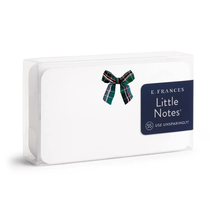 Plaid Bow Little Notes