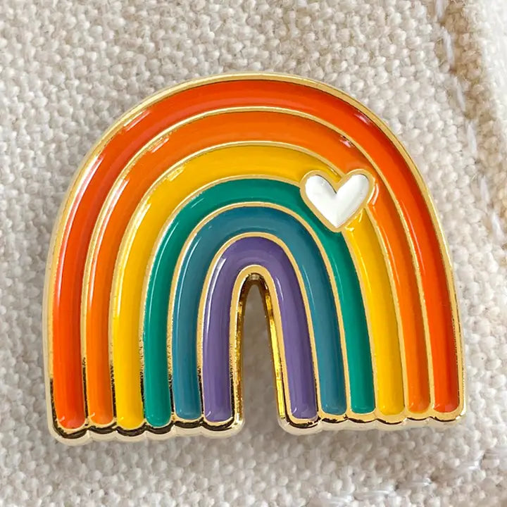 Rainbow Vibes Enamel Pin