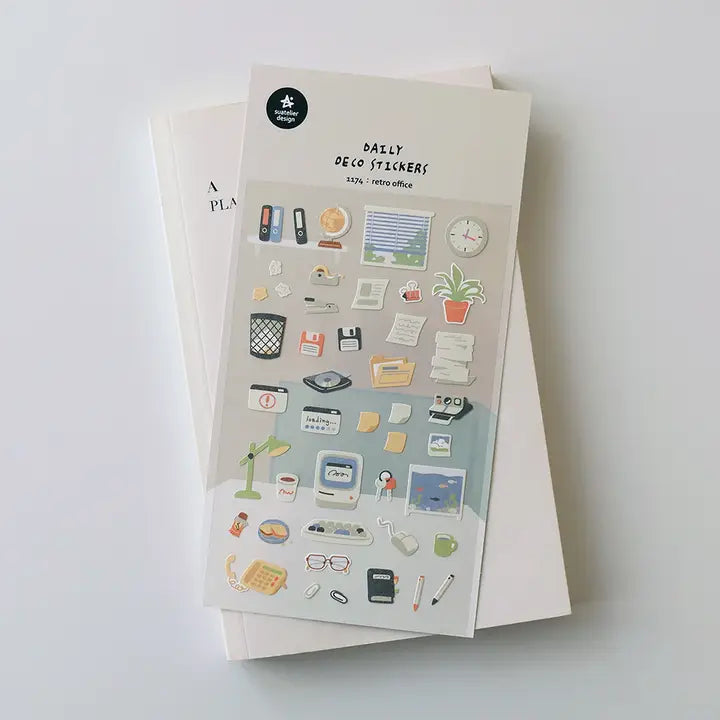 Sticker Sheet - Retro Office