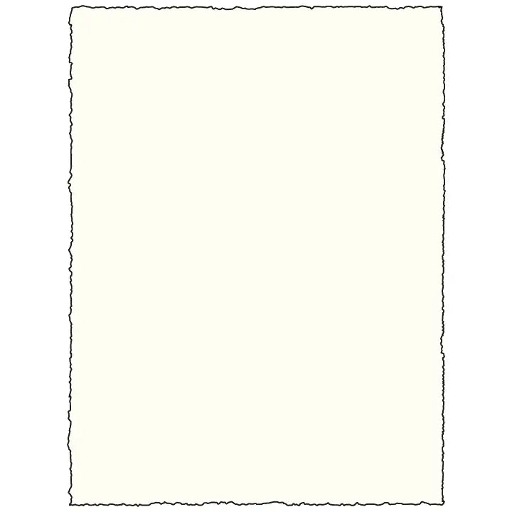 Rossi 1931 Medieval Deckle Edge Artist Pads - Cream