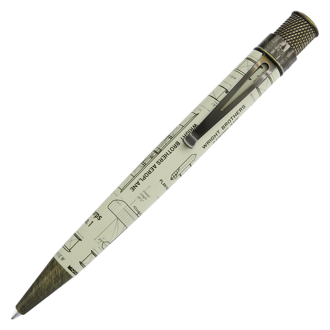 Retro51 Smithsonian Wright Brothers Aeroplane Rollerball Pen