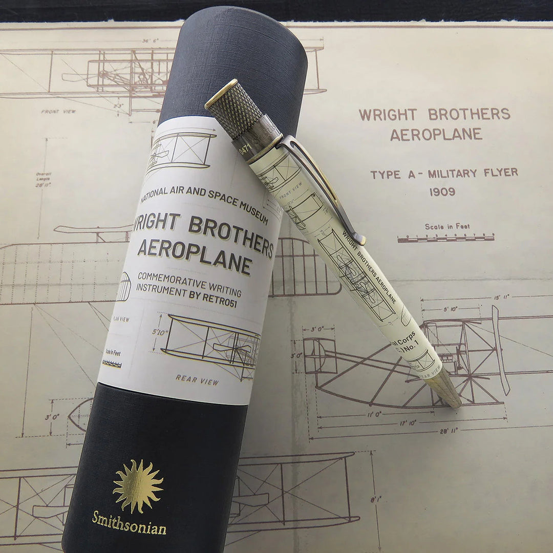 Retro51 Smithsonian Wright Brothers Aeroplane Rollerball Pen