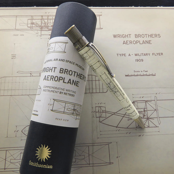 Retro51 Smithsonian Wright Brothers Aeroplane Rollerball Pen