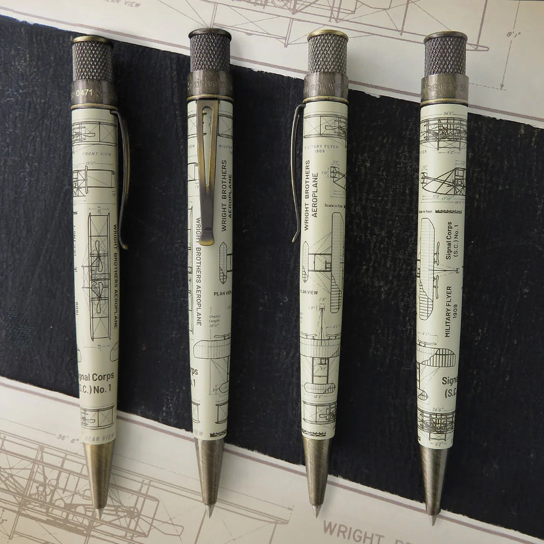 Retro51 Smithsonian Wright Brothers Aeroplane Rollerball Pen
