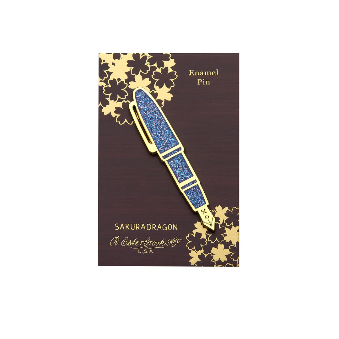 Esterbrook x Sakuradragon Sakura Street Pen Lapel Pin
