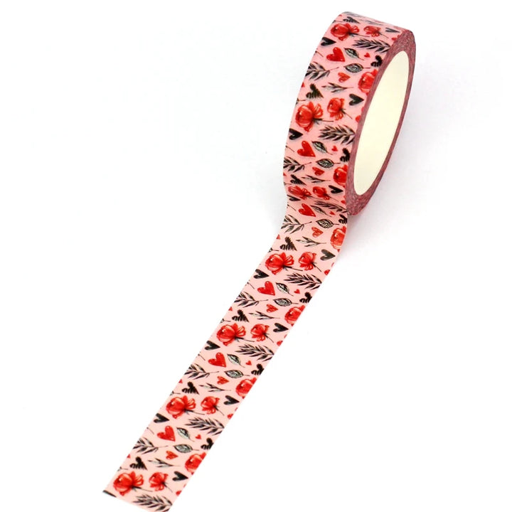 Hearts and Roses Washi Tape