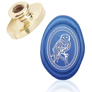 Wax Seal Stamp - Oval Owl