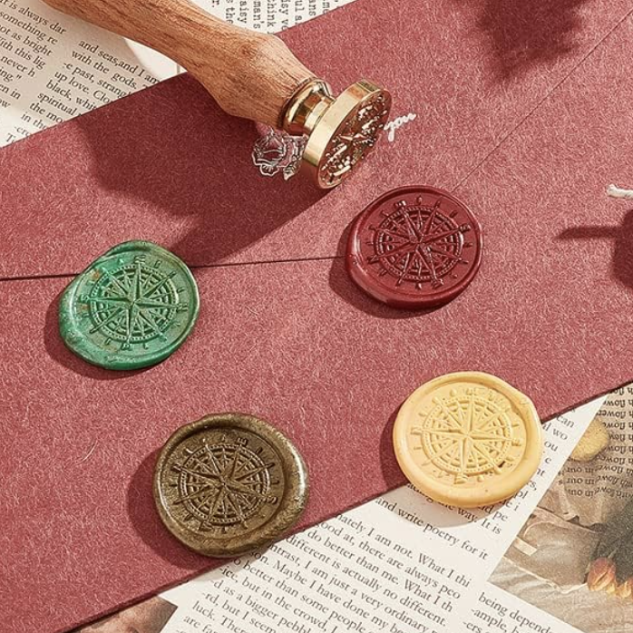 Wax Seal Stamp - Compass