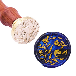 Wax Seal Stamp - Floral Pattern