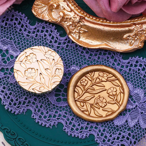 Wax Seal Stamp - Floral Pattern