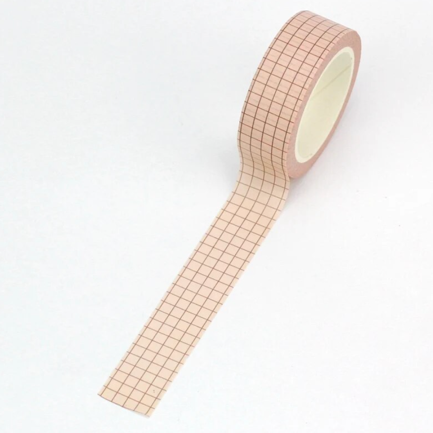 10M Black White Grid Color Grid Washi Tape Planner Adhesive Tape DIY  Scrapbooking Sticker Label Japanese Masking tape
