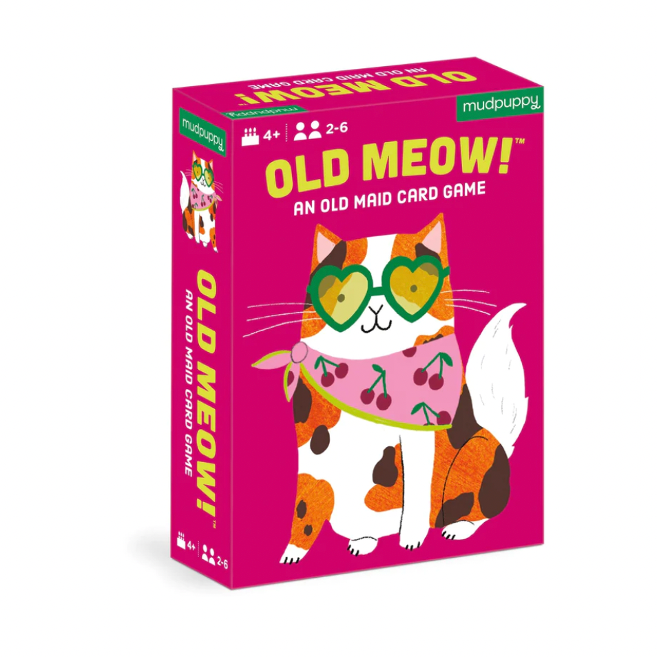 Mudpuppy Old Meow! Kartenspiel – Lustiges Katzen-Kartenspiel Für Kinder Ab 4 Jahren