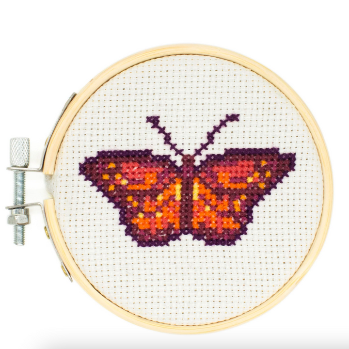 Butterfly Mini Cross Stitch Embroidery Kit