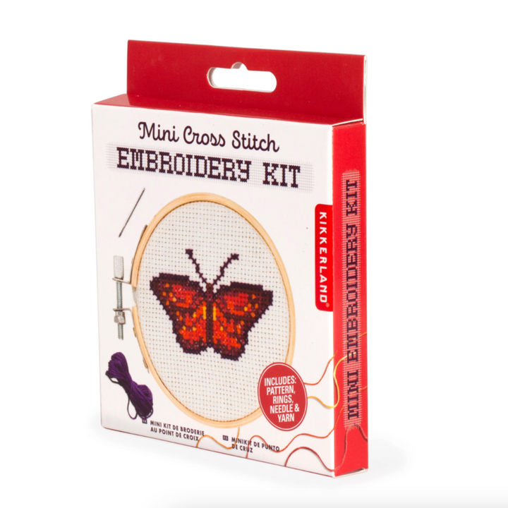 Butterfly Mini Cross Stitch Embroidery Kit