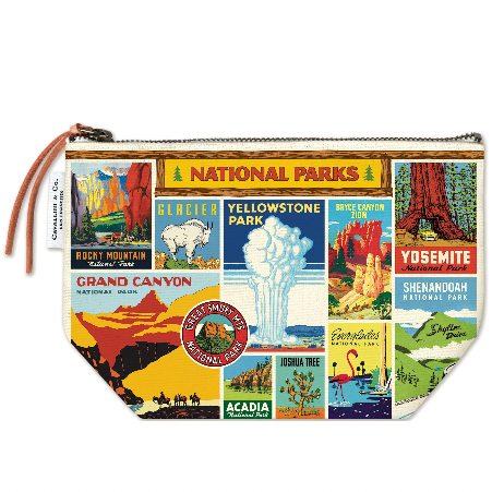 National Parks Vintage Pouch