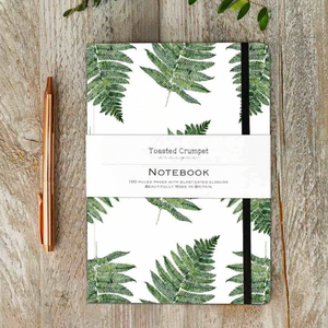Woodland Fern A5 Lined Notebook