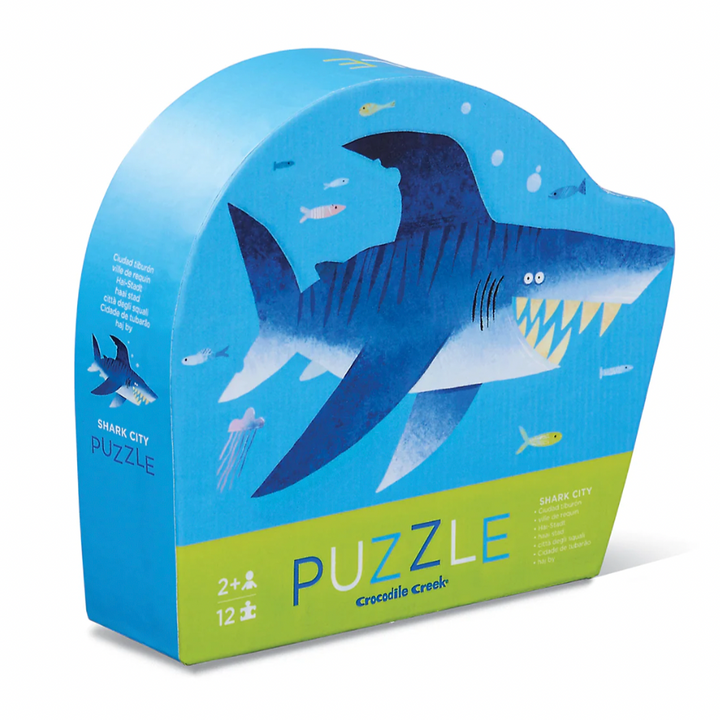 12-Piece Mini Shark City Puzzle