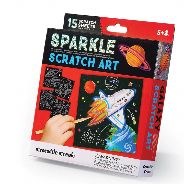 Sparkle Scratch Art - Galaxy