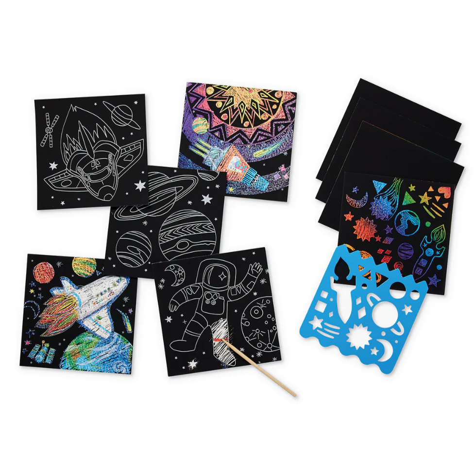 Sparkle Scratch Art - Galaxy
