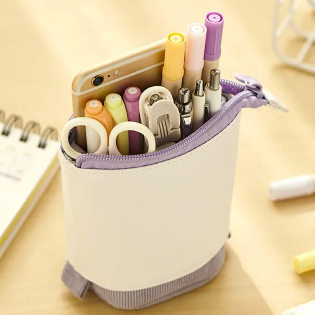 Retractable Pencil Pouch (multiple colors)