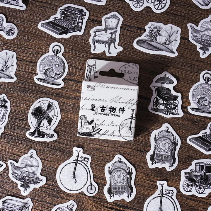 Victorian Vintage Stickers (Pack of 45)