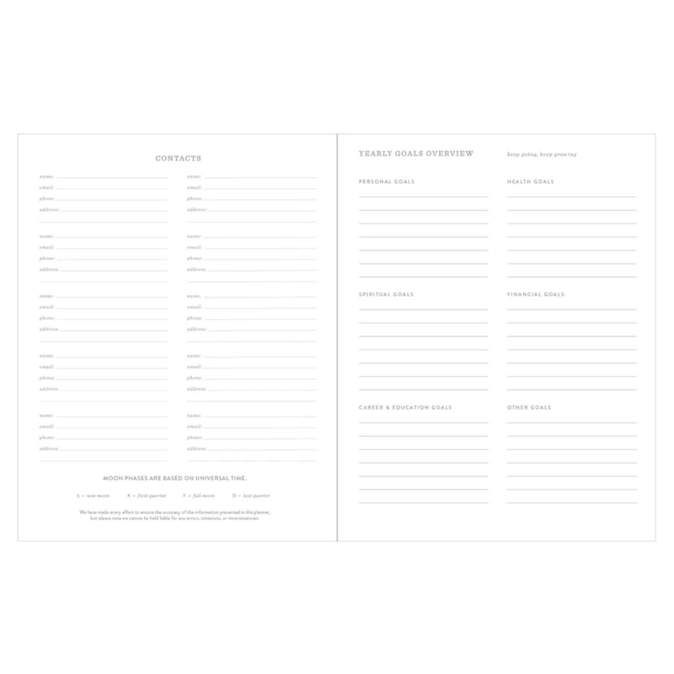Shooting Star 17 Month Planner - Academic