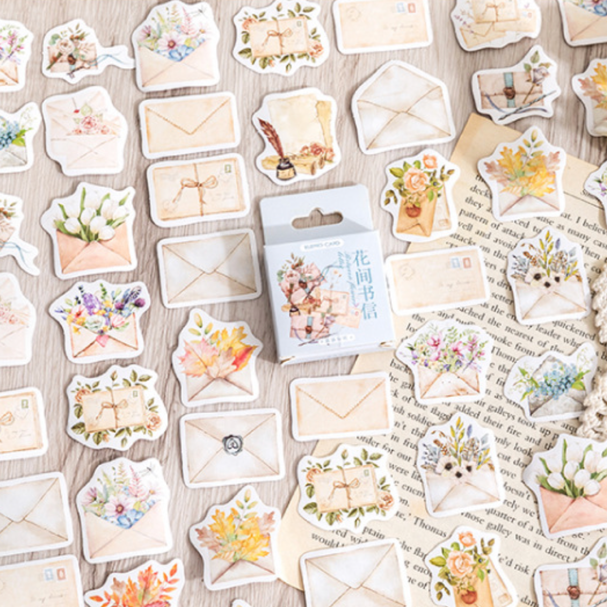 Envelopes & Mail Stickers - pack of 45