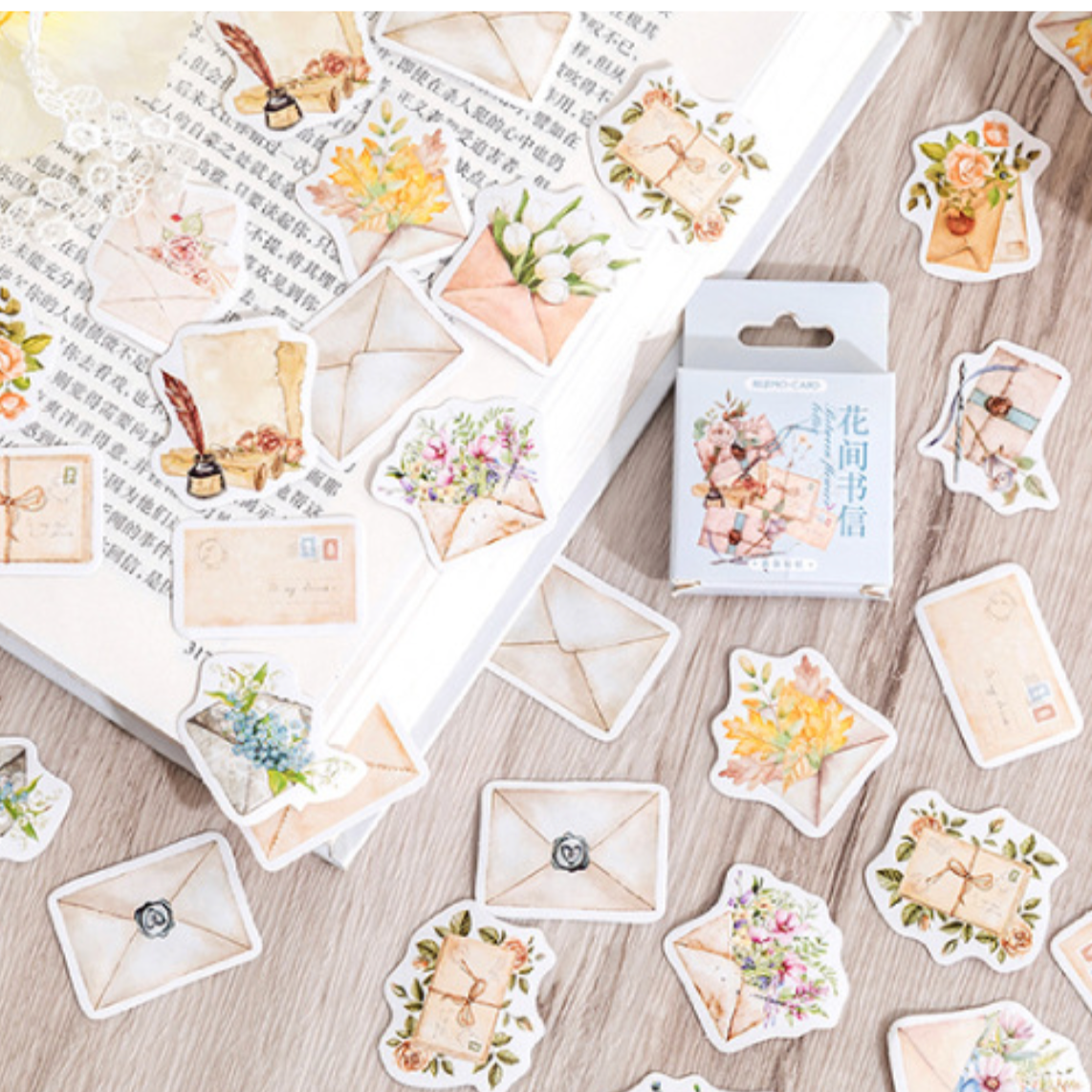 Envelopes & Mail Stickers - pack of 45