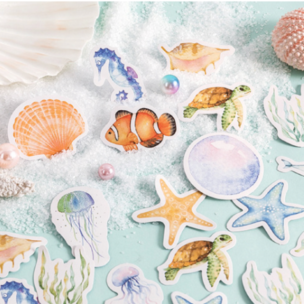 Under the Sea Stickers - pack of 45