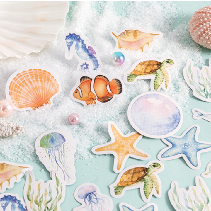 Under the Sea Stickers - pack of 45