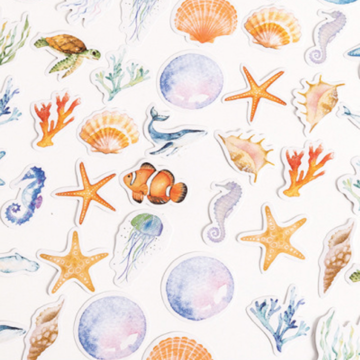 Under the Sea Stickers - pack of 45