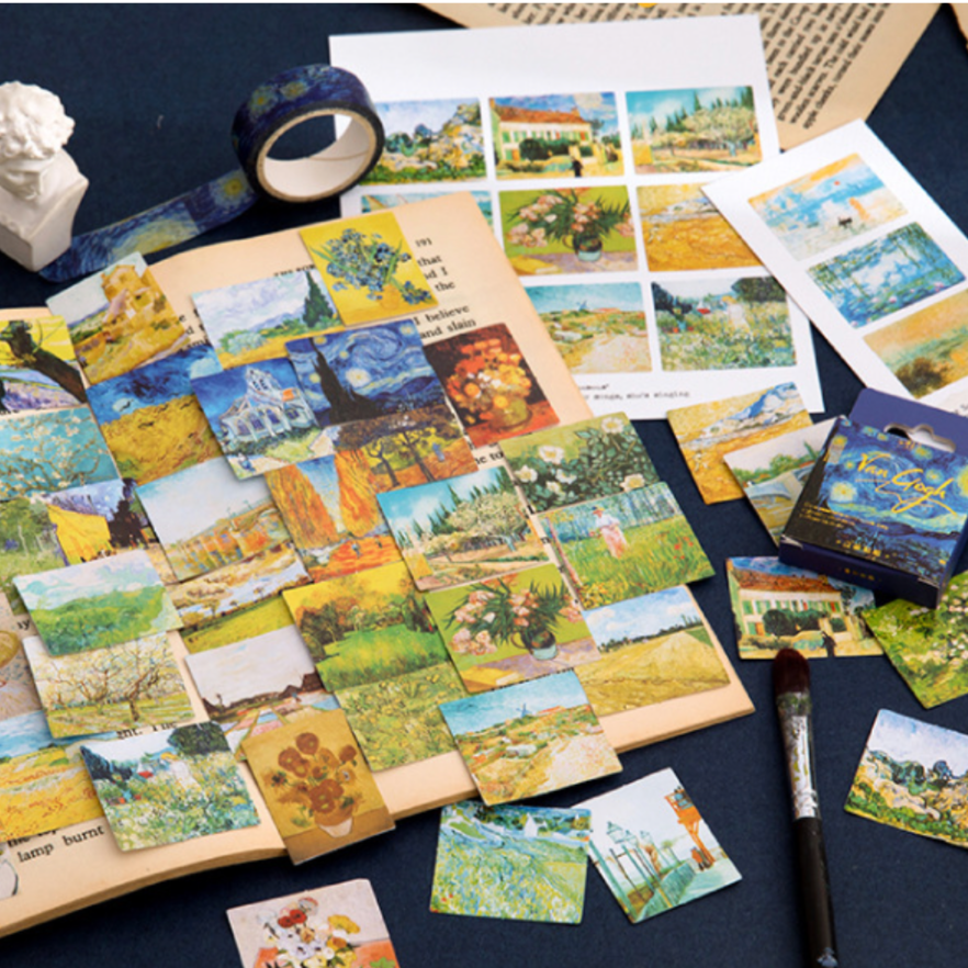 Van Gogh Stickers - pack of 45
