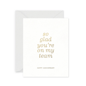 Team Anniversary Card