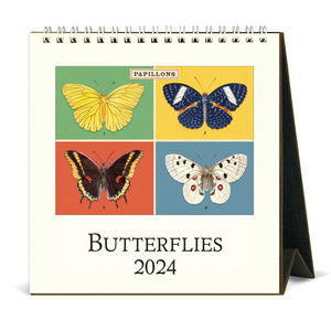 Butterflies 2024 Desk Calendar
