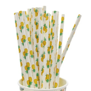 Paper Straws - Pineapple