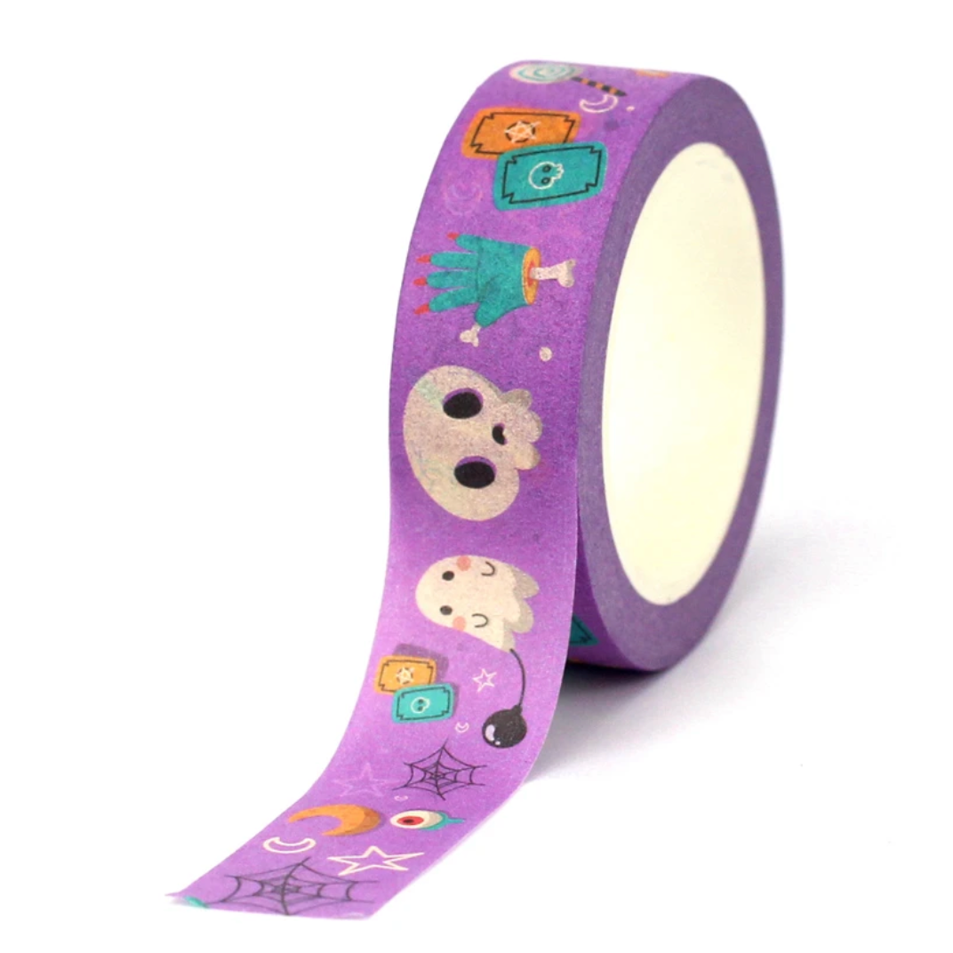 Purple Halloween Washi Tape