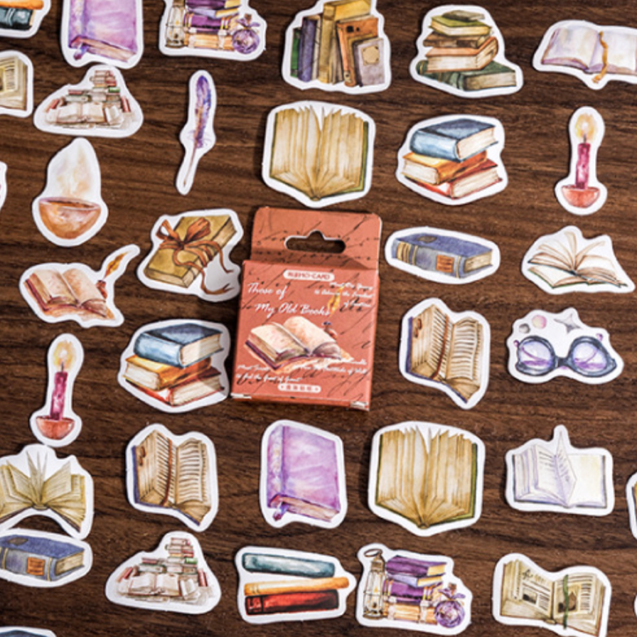 My Old Books Stickers (Pack of 45)