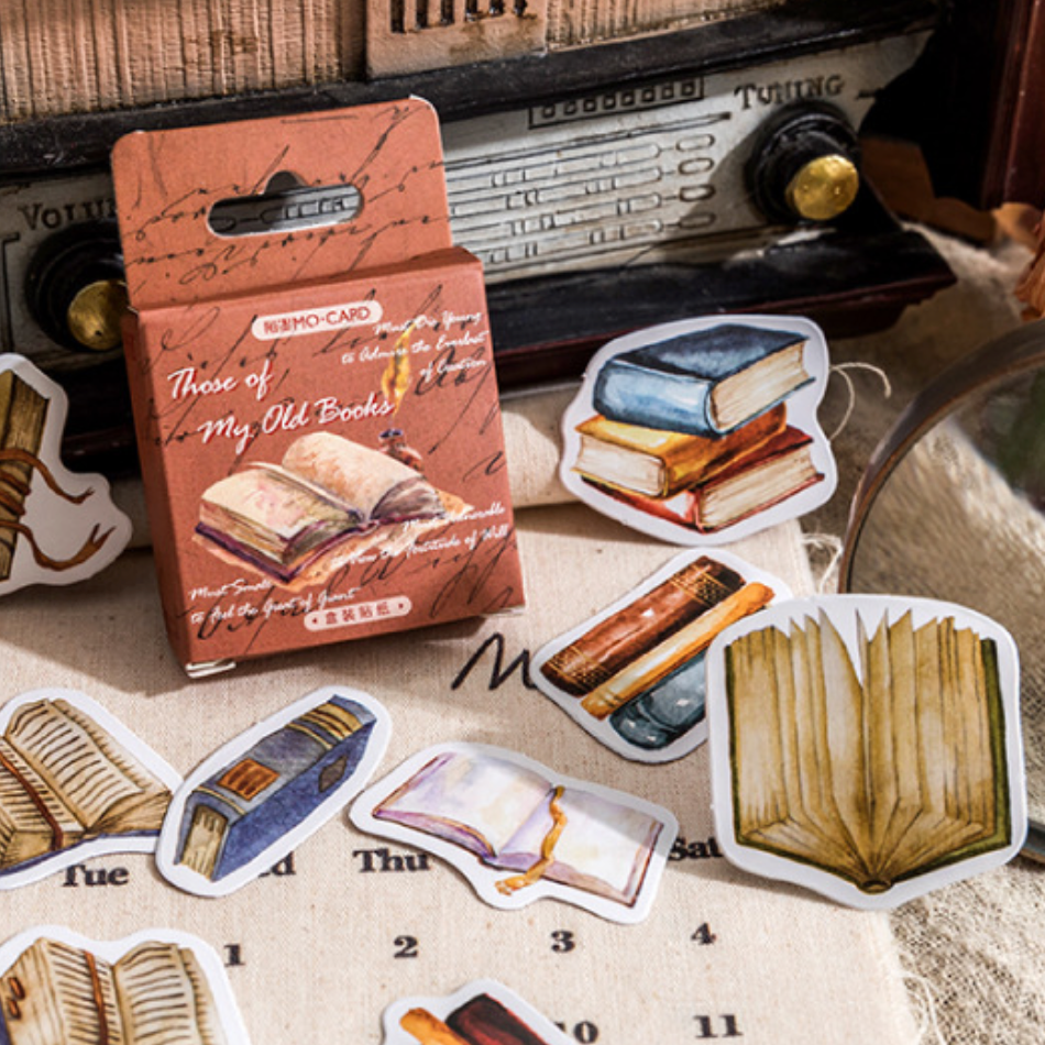 My Old Books Stickers (Pack of 45)